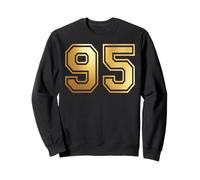 95 Number Ninety-Five Team Sports Graphic Varsity Matching Sweatshirt
