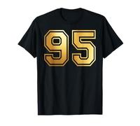 95 Number Ninety-Five Team Sports Graphic Varsity Matching T-Shirt