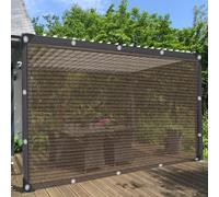 95% Shade Cloth Brown Shade Netting for Plants Barns Dog KennelsUV Protection Various Sizes (1x4m 2x20m 5x10m 8x8m)