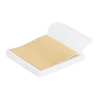 95 Sheets Rose Gold Leaf, Imitation Gold Foil Papers for Arts, Crafts, Furniture, Nail Art, Canvas, Home Decoration, 8x8 cm Rose Gold Leaf Sheets (Champagne Gold)