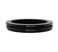 95 to 77mm Metal Step Rings, 95mm to 77mm Step Down Ring Filter Ring Adapter for 95mm Camera Lens & 77mm UV CPL ND Filters Hoods Caps LingoFoto