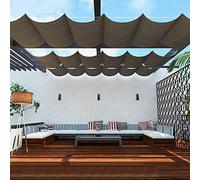 95% UV Ptection Waterpof Shade Netting Retractable Garden for Patio Pavilion Backyard0.8x2.62x10ft Outdoor Shade Solution