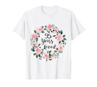 95 Years Loved Men Women 95 Years Old Cool 95th Birthday T-Shirt