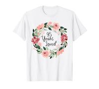 95 Years Loved Women Men 95 Years Old 95th Birthday T-Shirt
