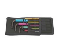 Wera 950 SPKL/9 SZ 9 piece Multicolour Imperial L-Hex key Set