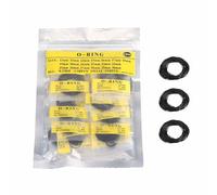 950PCS O Ring 15 Sizes Rubber O Ring 0.5mm Black Hose O Ring Kit for Air Gas Plumbing Sealing Repair Pressure Washer O Ring ((950pcs)(0.5mm))