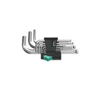 950PKLS/9SM SB Wera Hex Key, Short, Hexplus, 9Pc