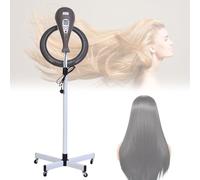 950W Hair Dryer Freestanding, Orbiting Rotating Hair Processor, Heating Wire Rotates 360° for Heating, Temperature 80° Adjustable, Adjustable Height 1350-1670mm, for Hair Dyeing Styling Barber Salon