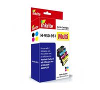 950XL Black and 951XL CMY set of 4 Compatible Ink Cartridges