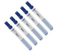 951 Soldering Flux Pen Set, 10ml Low-Solid No-Clean Welding Pens for PCB Board Soldering and Electronic Maintenance, Smooth Safe Connections, Felt Tip Applicator, Non-Corrosive, 5pcs