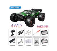 (9522-5-2B-Green) 1:14 85KM/H Or 50KM/H 4WD RC Car With LED Remote Control Cars High Speed Drift Monster 4x4 Truck for