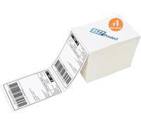 9527 Product 4 x 6 Thermal Labels - Pack of 100 Fanfold Labels for Direct Thermal Printer, White Perforated Shipping Label,100 Label per Stack,1 Stack
