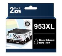 953XL Black Ink Cartridges for HP 953XL Ink Cartridges Multipack 953 Black Ink,Not Affected by Upgrade, Work for HP Officejet Pro 7720 7730 7740 8210 8710 8720 8725 8730 8740 Printer, 2BK