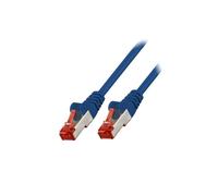 95452 patch cord S/FTP 6 line CCA PVC blue 0.25m 27AWG Goobay