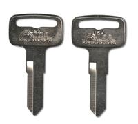 955 Pair (2) Replacement Keys - Cut to Code on YH38 Blank for Mercury Marine Ignition/Marine Keys | KEYSALACARTE