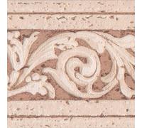95596 Floral Beige Leaves 15' x 4" Pre-Pasted Wallpaper Border