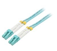 95751 Fiber optic patch cable OM3 LC/UPC, 1m on both ends, 50/125µm, LSZH...