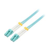 Goobay 95755 Optical Fibre Cable, Multimode (OM3), Aqua, 10 m Length