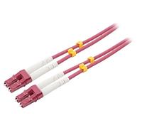 95940 fibre optic patch cable OM4 LC/UPC, both sides 15m 50/125um LSZH GOOBAY