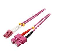 95943 Fiber optic patch cable OM4 LC/UPC,SC/UPC 1m 50/125um LSZH gray GOOBAY