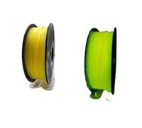 95A/85A 3D Fluorescent TPU Green/Blue/White/Yellow/Red Glowing in The Dark 1.75mm 3D Printer Filament Sublimation Material for Printing Glow(85A Fluorescent Yellow 1kg)