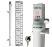 (95cm/180W, With Protective Guard) Mylek Digital Tubular Heater with Timer
