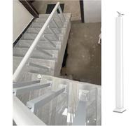 95cm Adjustable Indoor il Support Railing for Stairs - 270° Column with Flat Base & Screw Kit Safe Grab Bar for Easy Installation (1 Pack)