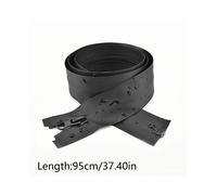 (95cm) Long Nylon Zippers 50 55 60 65 70 75 80 85 90 95 100 120 150 Cm Coil Zipper Outdoor Waterproof Open-end Garment Jacket Zipper