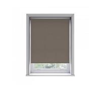 95Cm No Drill Self Adhesive Chocolate Thermal Blackout Roller Blind (170Cm Drop)