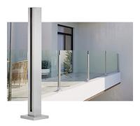 95cm Stainless Steel Balcony Guardrail - Child Safety Elderly Friendly Gray Color Modern Design for Balconies & Decks - & Secure Safety Barrier