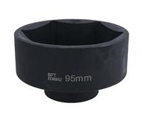 95mm 1in Drive Deep Metric Impact Impacted Socket 6 Sided Point Single Hex