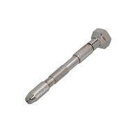 95mm Pin Vice Drill with Swivel Head Tap Pins & 4 Collets Inside Handle Watch Jewelry Jeweller Model Making Modelling Crafts Craft Work Tool