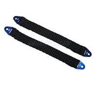 95mm Suspension Damper Travel Limit Straps for Traxxas EREVO 2.0 E-REVO REVO 3.3 Summit Slayer for Axial AX10 SCX10 EXO Wraith Yeti RC Crawler - Blue 2pcs