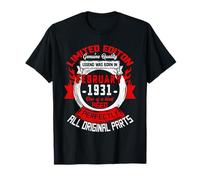 95th Birthday Gift Legend Born in February 1931 95 Yrs Old T-Shirt