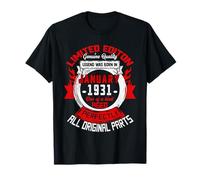 95th Birthday Gift Legend Born in January 1931 95 Yrs Old T-Shirt