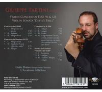 96 & 125 TARTINI:VIOLIN CONCERTOS D 80 - PLOTINO,GIULIO CD NEW TARTINI,GIUSEPPE