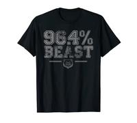 96.4% beast, gym apparel T-Shirt