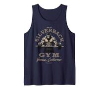 96.4% Silverback Gorilla, Gym Apparel, Body Building, Strong Tank Top, Men, Navy Blue, XX-Large