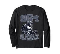 96.4% Silverback Gym Apparel, Body Building, Strongman, 964 Long Sleeve T-Shirt