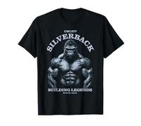 96.4% Silverback Gym Apparel, Body Building, Strongman, Ledg T-Shirt