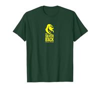 96.4% Silverback Gym Apparel, Body Building, Strongman, Logo T-Shirt, Men, Dark Green, Small