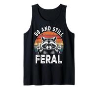 96 and Still Feral 96th Birthday Funny 96 Years Tank Top