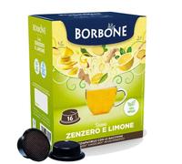 96 Capsules A Modo Mio Borbone Coffee Ginger and Lemon Infusion Soluble Drinks