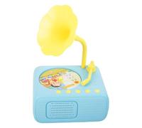96 Card Gramophone Story System Device - Portable Kids Audio Player, Interactive Learning Accessory, Educational Preschool Music Storytelling Toy for Boys Kids Use | Vintage Listening Development Kit