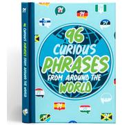 96 Curious Phrases From Around The World Funny Gift Book | 96-page funny book, curious world phrases, spot UV cover, novelty gift for men, stocking filler, Secret Santa gift