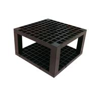 96 Holes Paint Brush Holder, Desk Plastic Pencil Shelves, Standing Organizer Case for Colored Pencils, Markers, Gel Pen