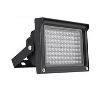 96 IR LED Strong Light Aluminum Black for Indoor Outdoor Security (Black)