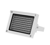 96 IR LED Strong Light Aluminum Black for Indoor Outdoor Security (White)