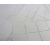 96 Labels, 26mm 1 inch Square, White Blank Plain, Colour Code Stickers, Self-Adhesive Sticky Coloured Squares