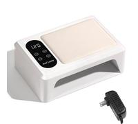 96 LEDs UV LED Nail Lamp - 2-in-1 Foldable Hand Pillow Station, Professional High Power Nail Dryer for All Gels, Smart Sensor & 4 Timers, Salon-Grade Manicure & Pedicure Light(Do not fold)